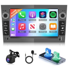 Autoradio Android 15 GPS Navi Carplay 4+64G per Opel Astra H Corsa Meriva Zafira