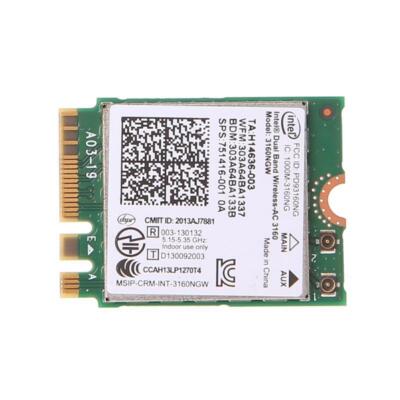 Intel Dual Band Wireless 802.11 AC 3160 NGW NGFF Bluetooth-compatible 4.0 Wifi
