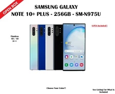Samsung Galaxy Note 10 Plus N975U 256GB Unlocked Android Smartphone -Open Box-