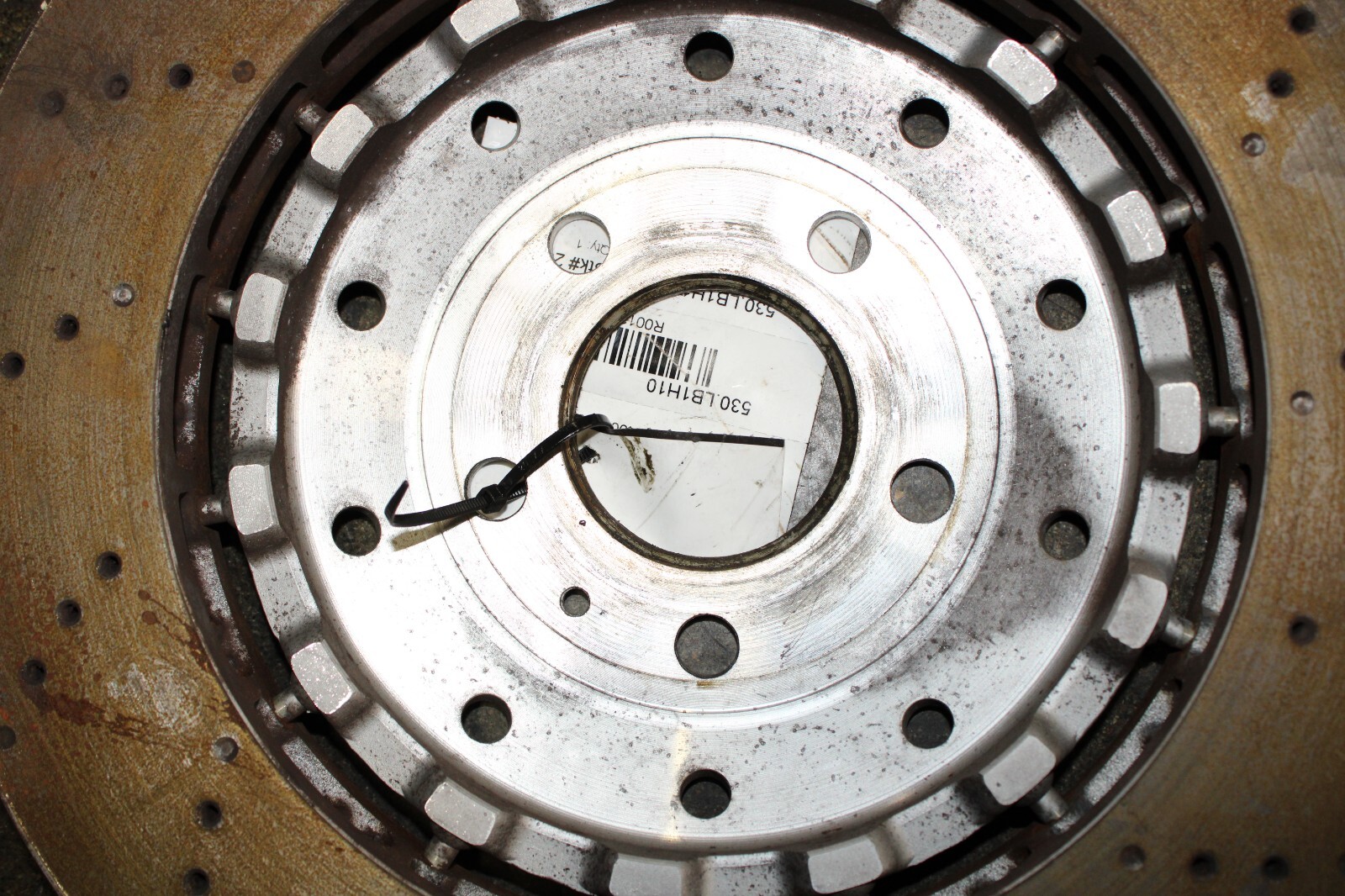 Lamborghini Gallardo, LP550, 560, Front Brake Rotor, Steel, Used, P/N 420615301D