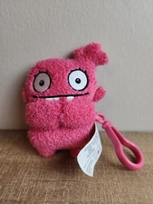 Ugly Dolls Plush Mini Keychain Backpack Clip Pink Monster ~4"