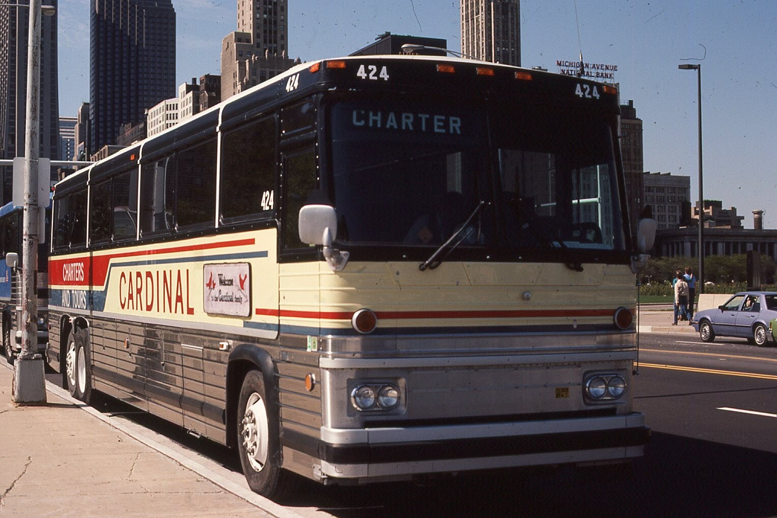 Original Bus Slide Charter Cardinal #424 1984 #20