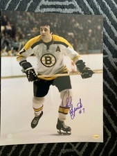 Bostin Bruins Phil Esposito Signed Autographed 11x14 Photo COA