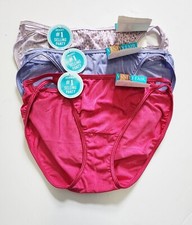 3 Vanity Fair Illumination Bikini Panty Multi 18108 Sz 7/L - NWT