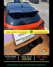 ⭐0651 SPOILER NERO LUCIDO ADATTO PER OPEL CORSA F 2019+ ⭐