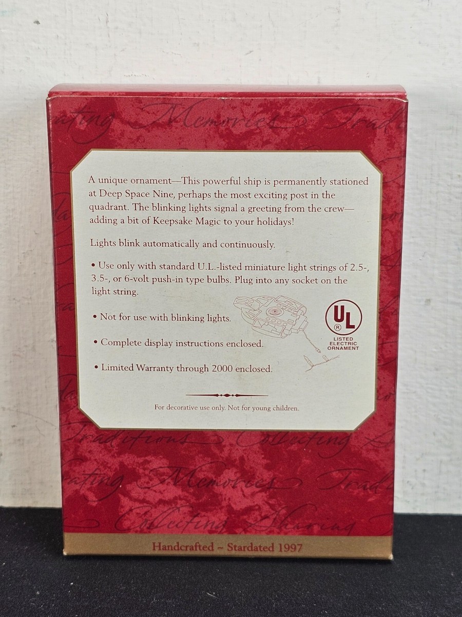 Hallmark Keepsake Ornament Star Trek Deep Space Nine 1997 U.S.S
