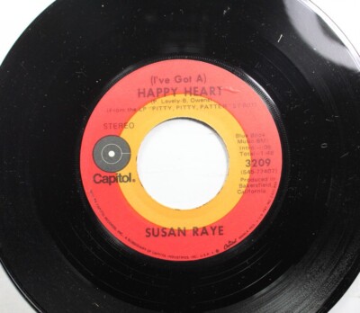 Country 45 Susan Raye - (I'Ve Got A) Happy Heart / How Long Will My Baby Be Gone