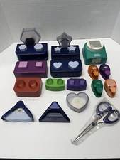 Creative Memories Punch Lot Bundle 18 Pc Bonus Extras Scrapbook Paper Cutter