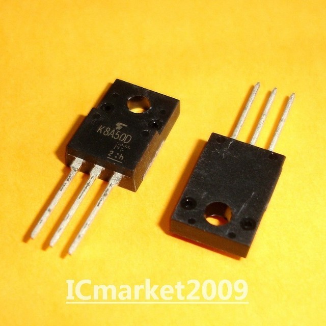5 PCS TK8A50D TO-220F TK8A50 K8A50D MOSFET N-Ch 500V 5A | eBay