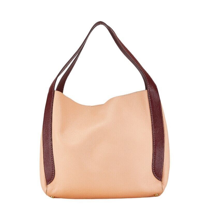 Auth COACH Women purses bag Japan Used Hadley Hobo Handbag Salmon Pink