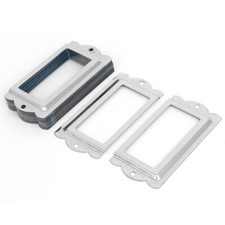 15 ETIKETTENRAHMEN Halter Etikett Apothekerschrank Schubladen Büro Tag 85 x 42mm