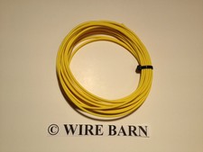 16 GAUGE GXL YELLOW AUTOMOTIVE WIRE - HIGH TEMP - 25 FT PRIMARY HOOKUP WIRE USA