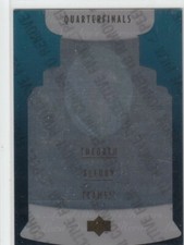 1996-97 Theo Fleury UD Upper Deck LORD STANLEY'S HEROES Cut Insert #9 - /5000