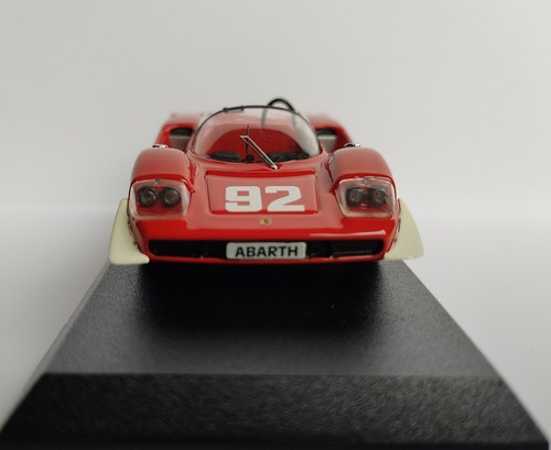 MEJOR 1:43 Abarth 2000 S # 92 Campionato Europeo Montagna 1969 A. Merzario Nuevo - Imagen 3 de 6