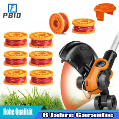 Ersatzfadenspule Rasentrimmer Spule + Kappe für WORX WA0010 WG150 WG180 Trimmer
