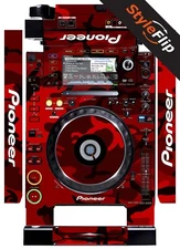 Pioneer CDJ-2000 Skin | Camo Red | Protective Decal | StyleFlip Skins