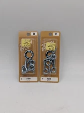 Zinc Plated Screw Eyes, Midwest Fastener, #208 21714, Lot of 10