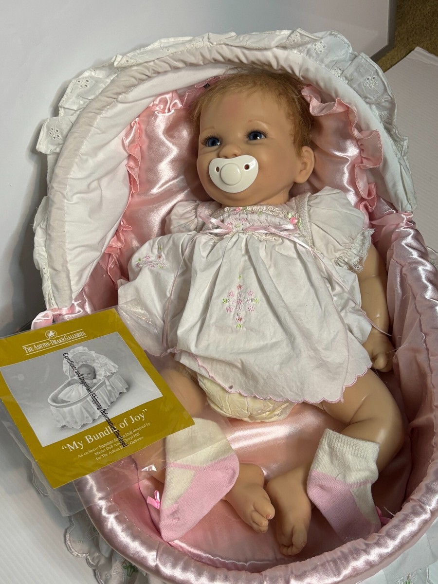 Ashton Drake Galleries Lifelike Reborn Baby Doll Infant Newborn My Bundle  of Joy