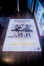 PARASITE BLACK AND WHITE Bong Joon-ho French Vintage Movie Poster Original 2019