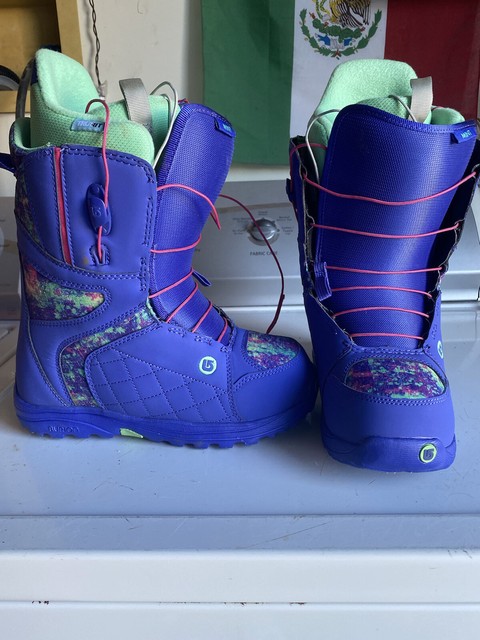 purple snowboard boots