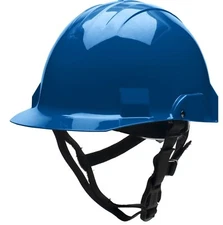 Bullard Advent A2 Safety Helmet Hard Hat W/ 3 Point Suspension Made in USA  Blue