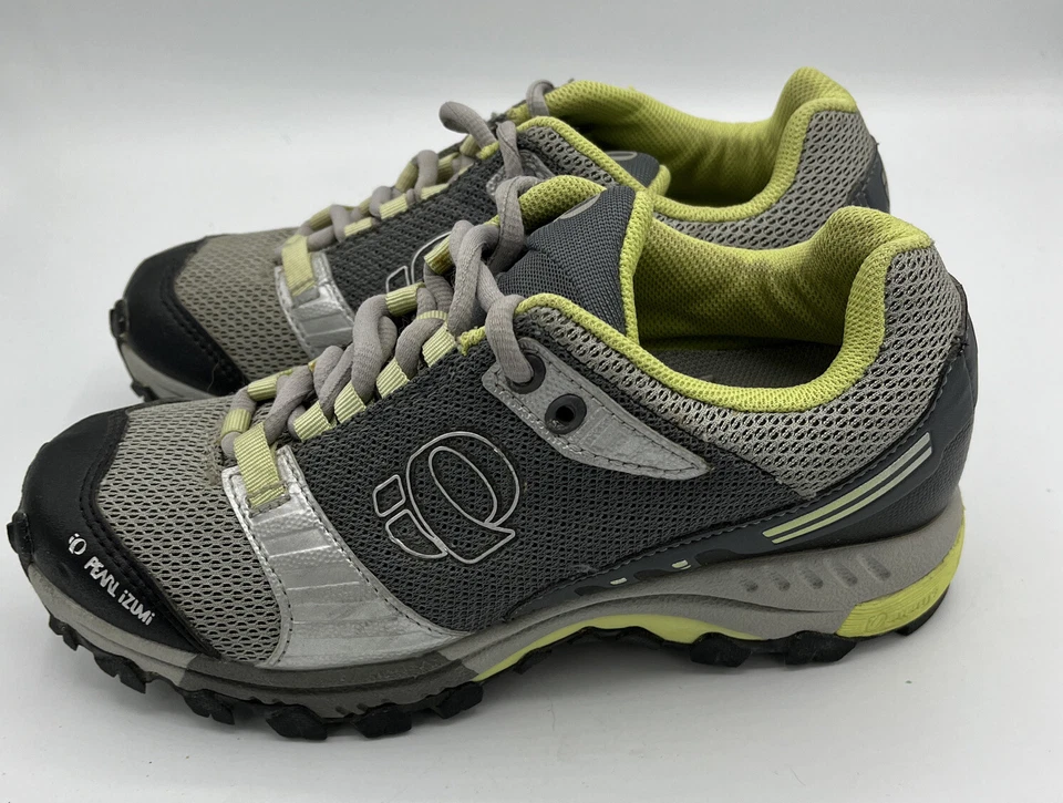 Tênis esportivo feminino Pearl Izumi X Alp Seek IV SPD tamanho 37 EUA 6.5 cinza - Imagem 3 de 4