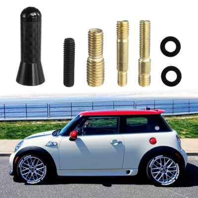 For MINI COOPER 2002-2023 Carbon Fiber 1.4'' Mini Radio Aerial Antenna AM/FM Mast
