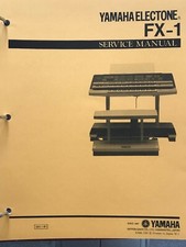 Yamaha Electone Organ Service Manual: FX-1, FX10/FX20,