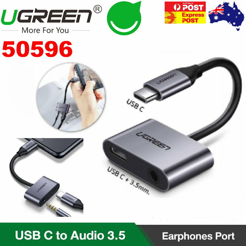 Ugreen 50596 Type C To Audio Type C Female Adapter Jack