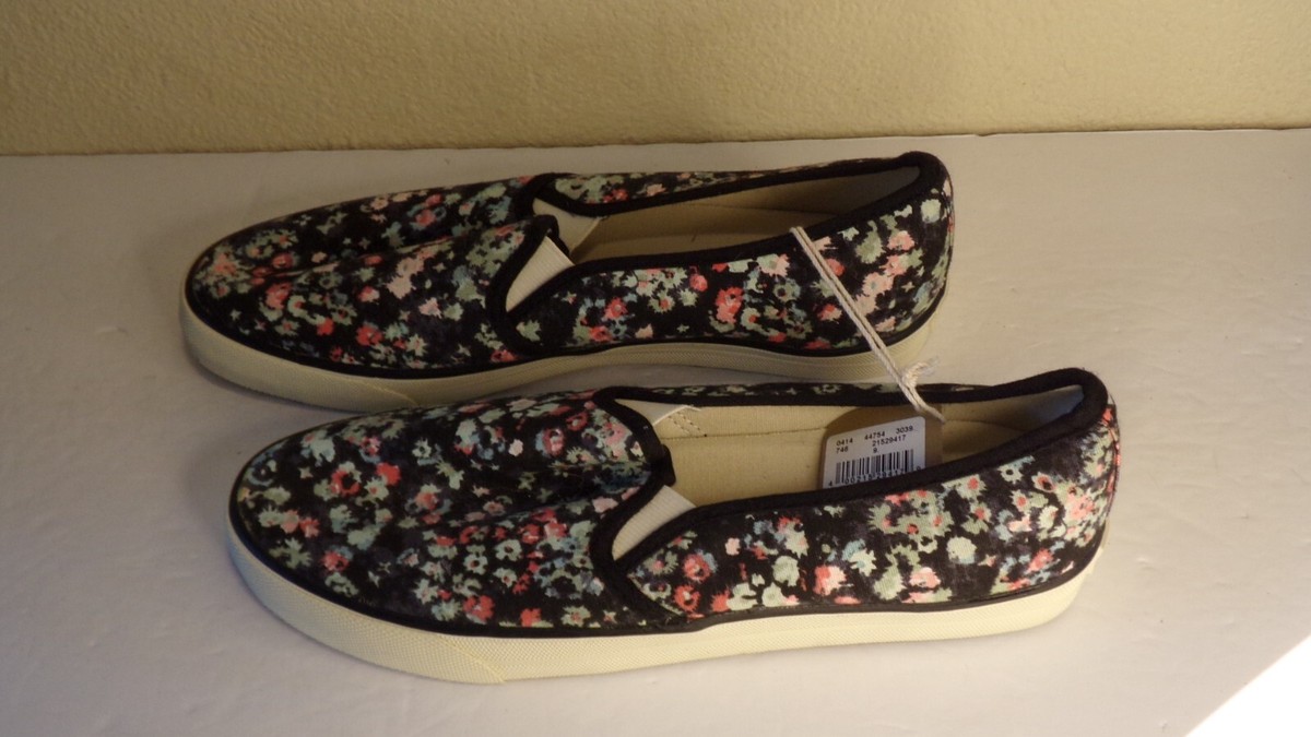 American Eagle Womens Size 9 Slip On Sneakers Shoes New Floral | eBay