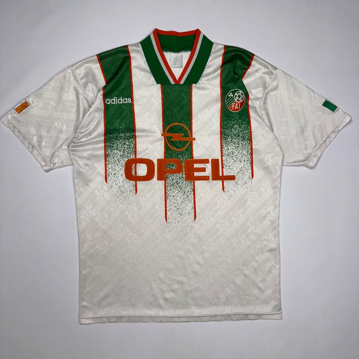 IRELAND 1994 1995 AWAY FOOTBALL SHIRT SOCCER JERSEY ADIDAS sz 38