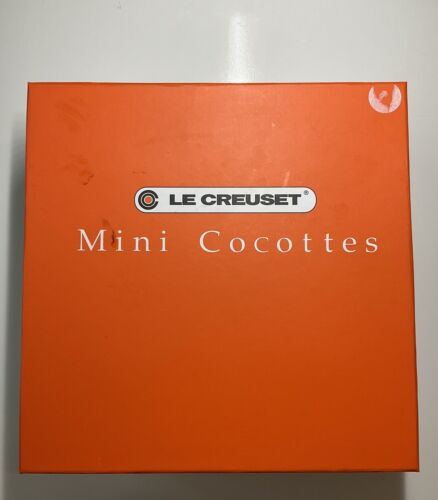 Set of 4 Le Creuset 8 Oz Petite Round Casseroles 4" Mini Cocottes - Picture 3 of 6