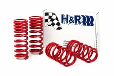 H&R Sport Front And Rear Lowering Coil Springs Fits 1979 - 2004 Ford Mustang