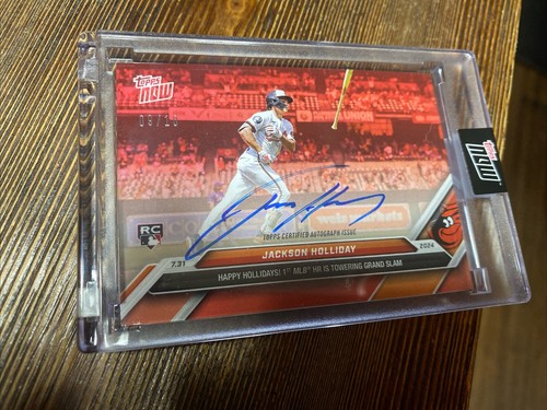 Jackson Holliday Auto /10 2024 TOPPS NOW Card 498A - Picture 2 of 3