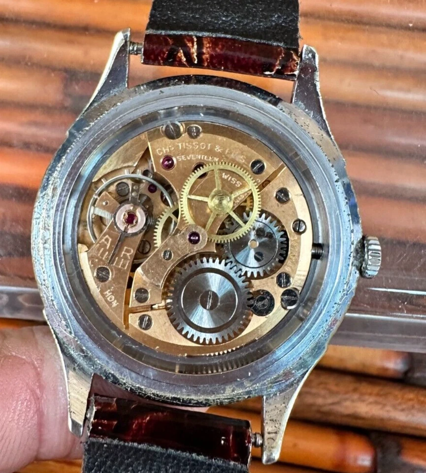 CHs TISSOT & FILS Vintage Swiss Manual Watch 1953 17j Beautiful and Serviced - Image 2 of 4