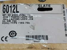 Alpha Wire 6012L 22/6P Individually Shielded Twisted Pairs LSZH Cable Gray /10ft