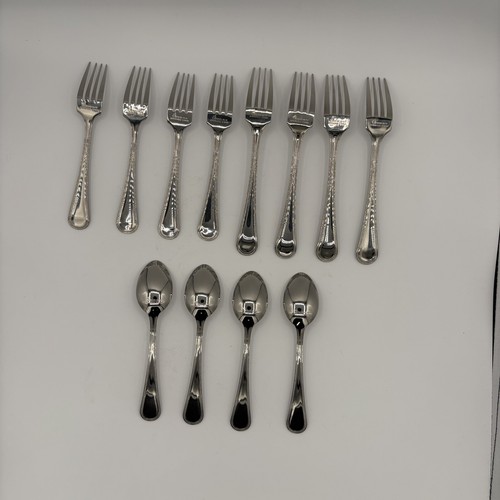 Set 12 posate Gibson 18/10 bordo intagliato inox - Foto 2 di 3