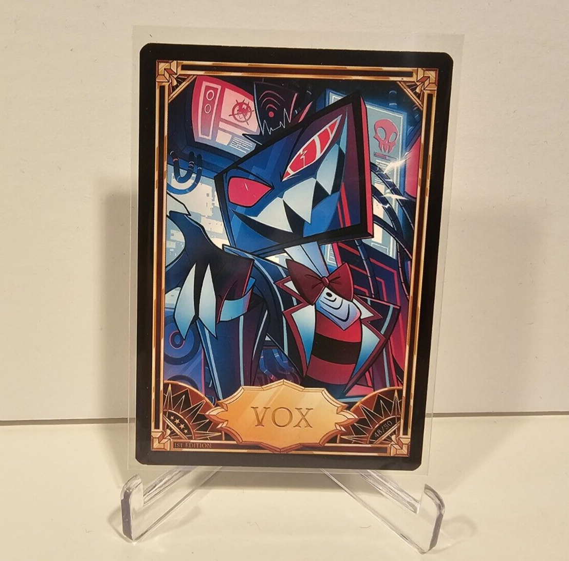 Hazbin Hotel Trading Card - Vox 48/50 - Season 1 1st Edition Hazbin Hotel Trading Card - Vox 48/50 - Season 1 1st Edition