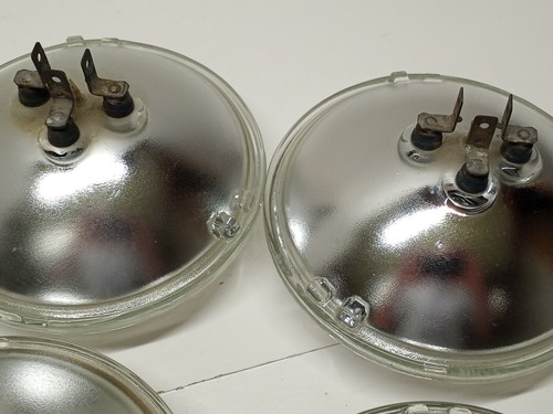 SET GE GENERAL ELECTRIC HALOGEN HEADLIGHT BULBS 4 HEADLIGHT SYSTEM H5001 High/Lo - Picture 7 of 9