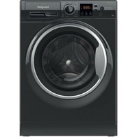Hotpoint NSWM 1046 BS UK 10Kg Washing Machine Black 1400 RPM A Rated