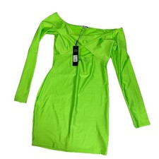 NWT Lime Green Fashion Nova Dress Med