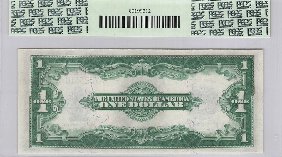 1923 United States $1 Dollar Horse Blanket PGCS 66 Gem/New - Image 2 of 2