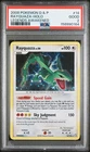 2008 POKEMON DIAMOND & PEARL LEGENDS AWAKENED #14 RAYQUAZA-HOLO PSA 2