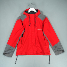 Sprayway Jacket Womens 10 Red Grey Extreme Wet Weather Outdoor Hiking Ripstop