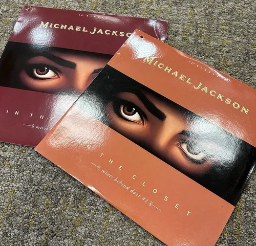 Michael Jackson In The Closet 12” Singles Mixes Behind Door #1 #2
