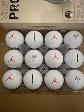 Vice Pro New Dozen Golf Balls Jordan Logo Rare On Each Ball