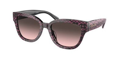 Coach HC 8379 F Cl921 Ruby Pearl Signature C G 578346 Size 57 Sunglasses