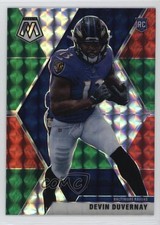 2020 Panini Mosaic Rookies Choice Red and Green Prizm Devin Duvernay #232 u8h