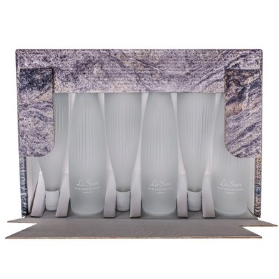 La Sasse Mont Blanc Still Water Luxury Glass Bottle 740ml x 6 (Iconic Case)