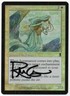 MTG M:tG ODYSSEY Auramancer FOIL - SIGNED by Rebecca Guay!